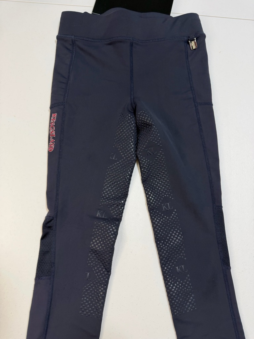 KINGSLAND Equestrian KATINKA LADIES F-TEC2 GRIP Blue TIGHTS 158/164